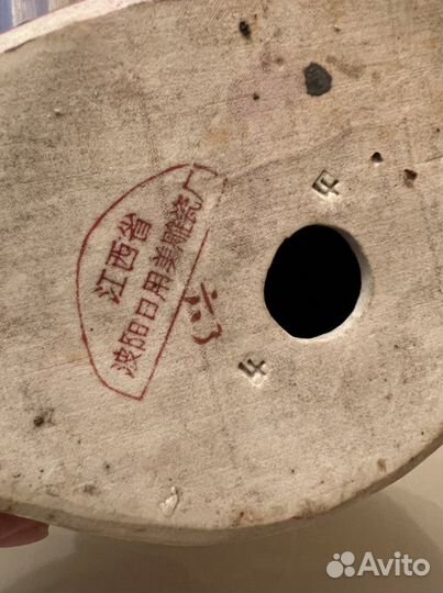 Фарфоровый будда с детьми Цзянси старый Китай