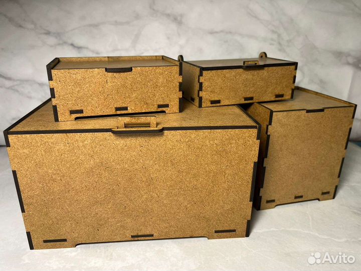 Коробка подарочная деревянная