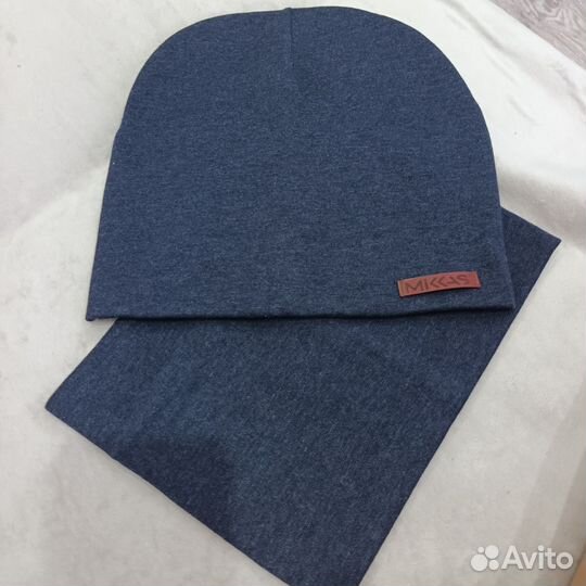 Комплект шапка и снуд