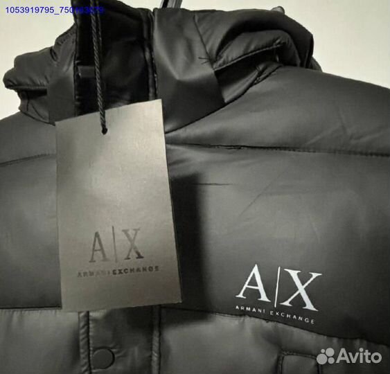 Длинная куртка armani exchange