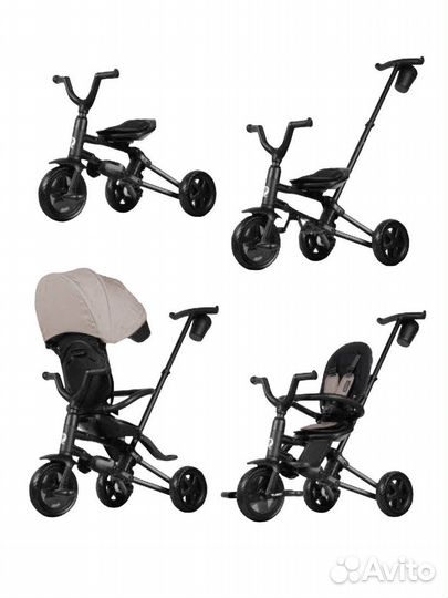 Велосипед-коляска складной 6в1 nova niello Q-play