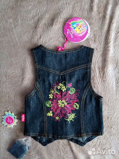 Жилет джинсовый для девочки