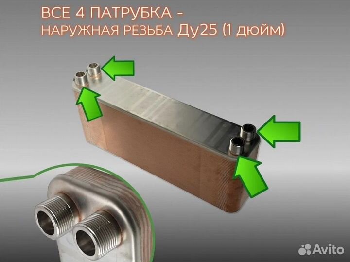 Паяный теплообменник тт50-80