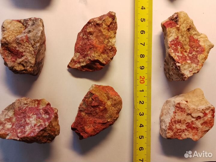 Минерал киноварь, сульфид ртути для коллекции