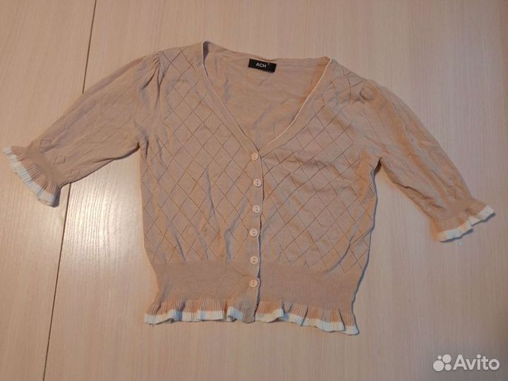 Кофта трикотажная хлопок, абсолютно новая, 44