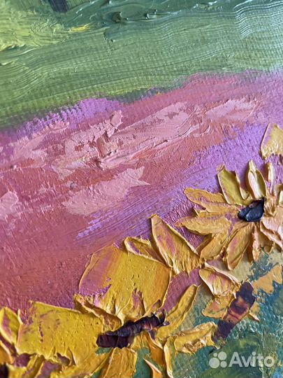 Картина маслом на холсте Пейзаж