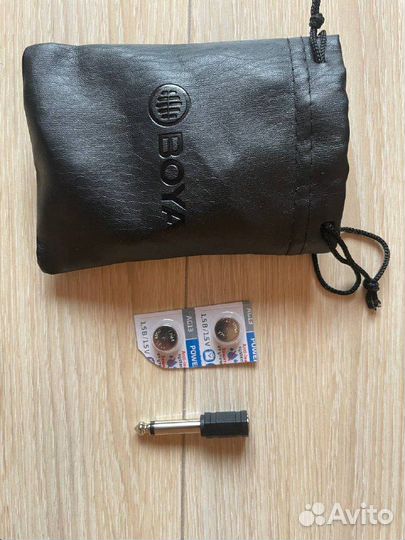 Микрофон петличный boya BY-M1+ Батарейки