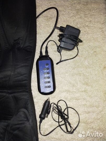 Массажная накидка с подогревом на автокресло