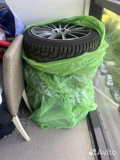 Зимняя резина на дисках mercedes