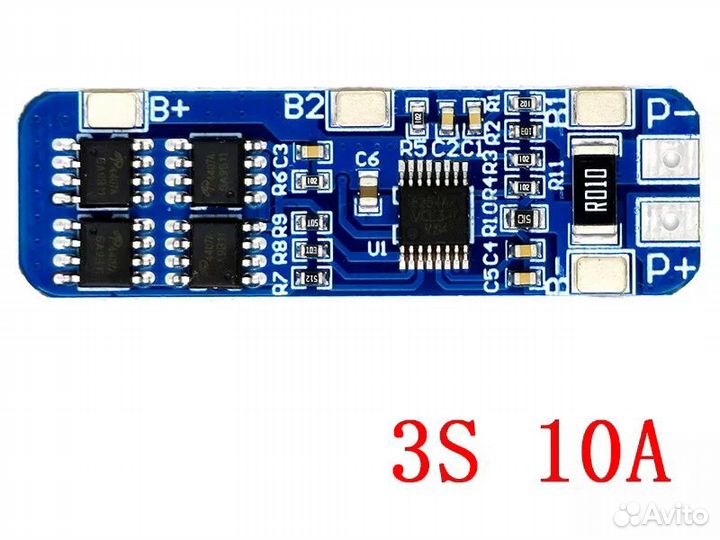 Платы BMS для Li-ion 1S, 2S, 3S, 4S, 5S, 6S