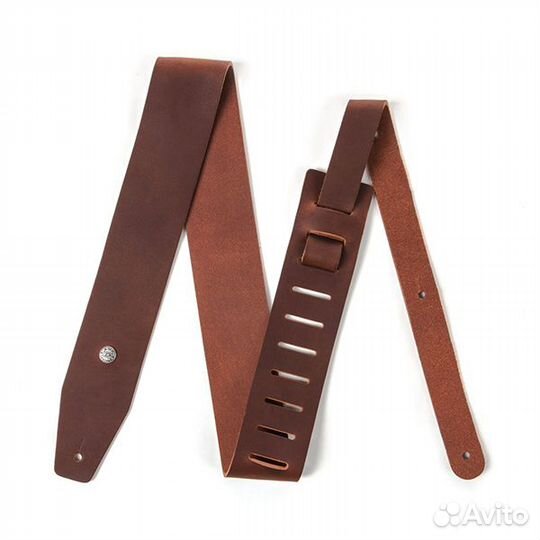 Кожаный ремень для гитары Dunlop BMF13BR