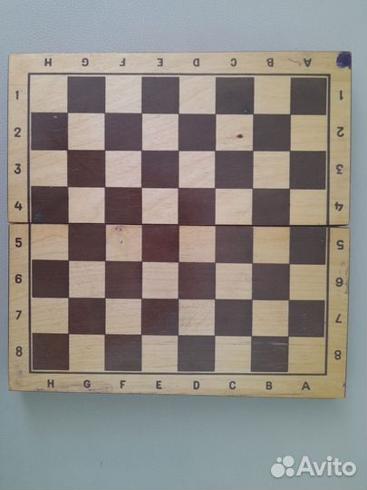 Шашки деревянные СССР