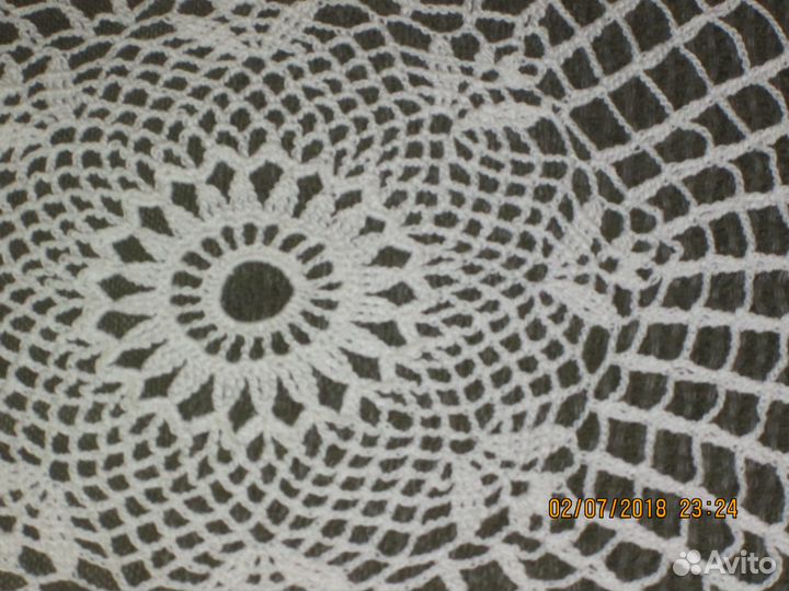 Белая салфетка