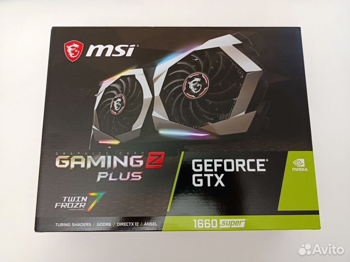 Видеокарта MSI gtx 1660 super 6Gb