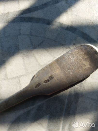Ложка серебряная антиквариат