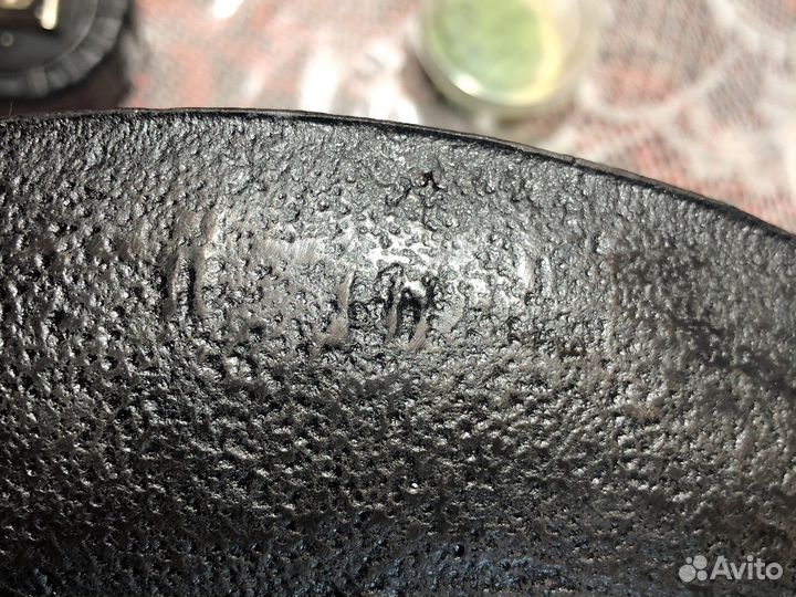 Сковорода старинная чугунная