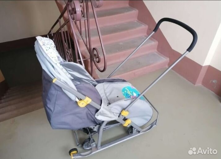 Детские санки-коляска Ника-детям 7