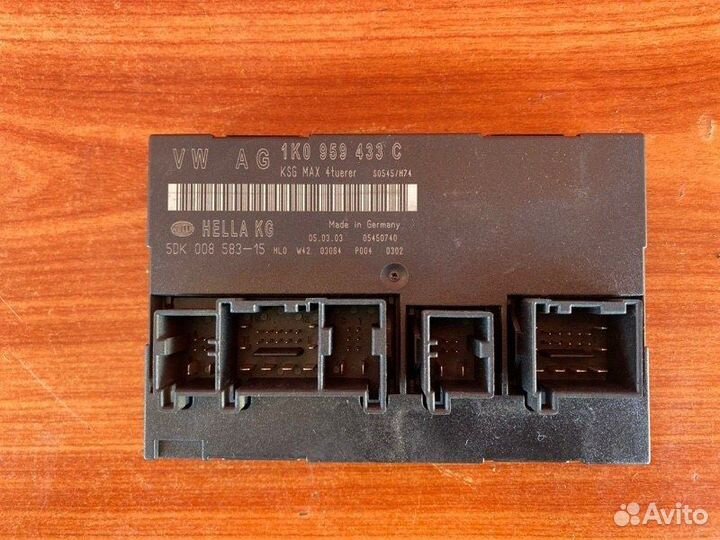 Блок комфорта Vw Touran minivan BAG 2003