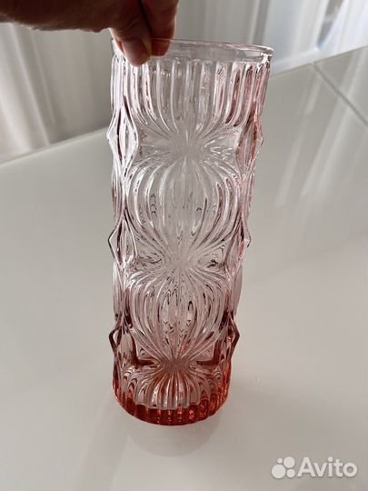 Ваза цветное стекло СССР