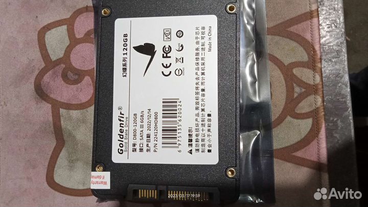 HDD500 и SSD 120гб