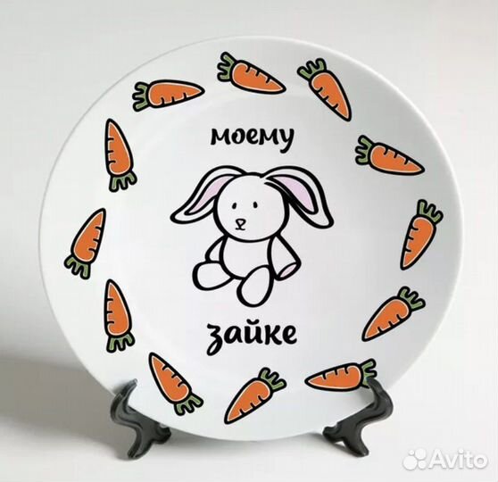 Печать на тарелках. Полная запечатка