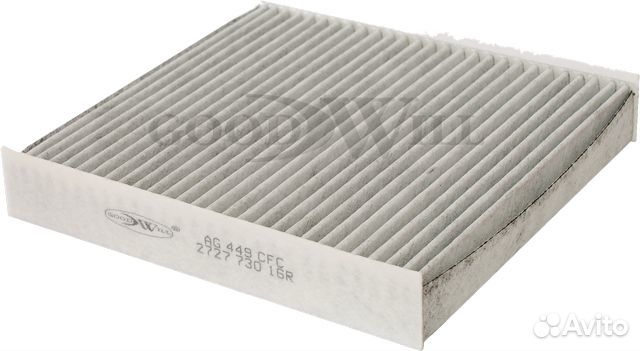 Фильтр салона угольный renault loganii, sandero, c