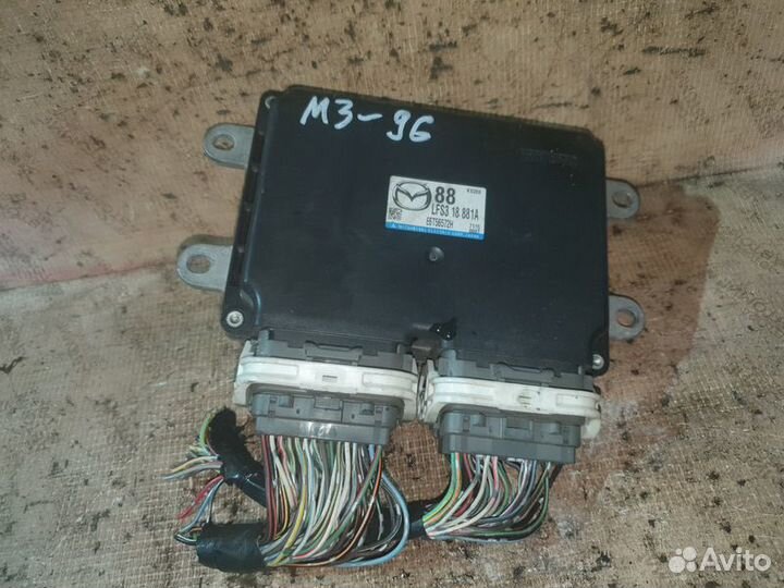 Блок управления двс Mazda 3 BK Мазда