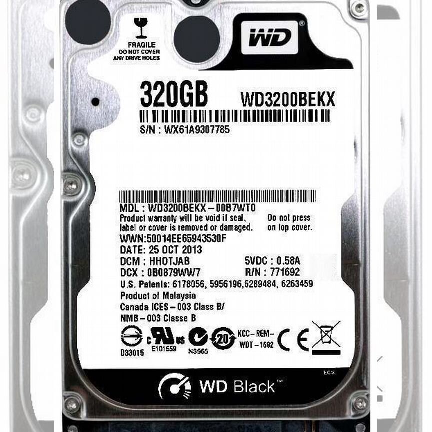 [WD3200LPLX] Жесткий Диск Western Digital 320gb Sata Wd3200lplx