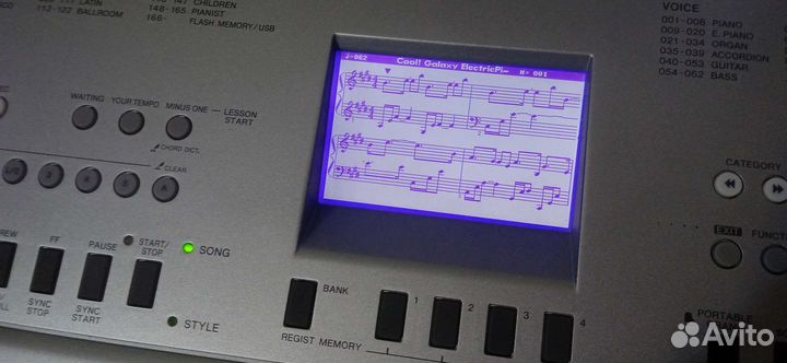 Цифровое пианино Yamaha DGX 640 W 88 клавиш молот