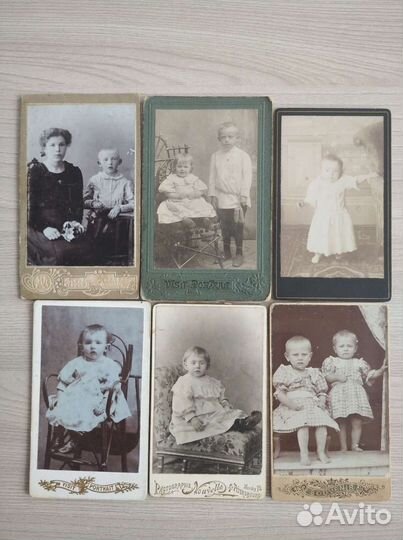 Старинные фото визитки