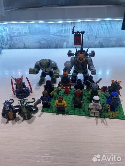 Фигурки lego ninjago marvel ninja turtles