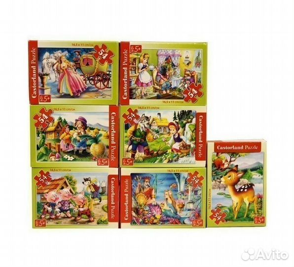 Пазлы мини 54 Спецтехника (411072), А-08521-В