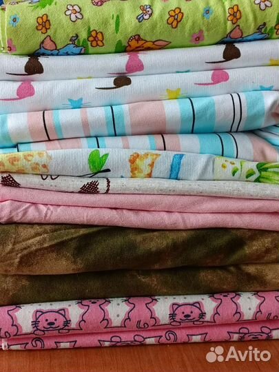 Ткани много