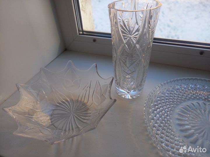 Ваза хрустальная СССР