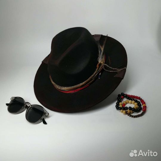 Шляпа фетровая Федора