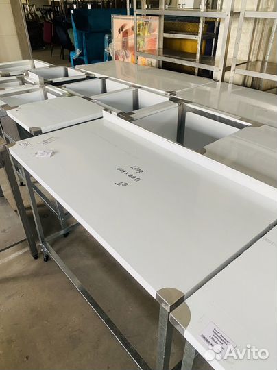 Полки столы новые из нержавейки