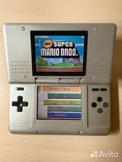 Nintеndo DS Fat игровая приставка серебристая