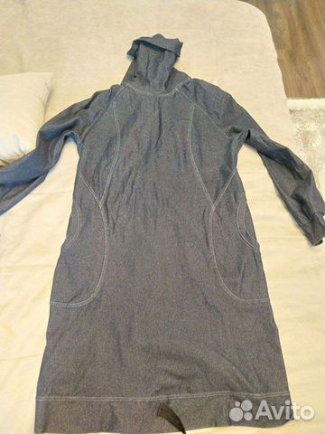 Джинсовое платье и сарафан для беременных 48-50