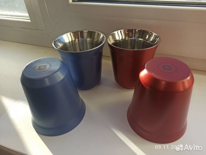 Кофейные чашки nespresso 80 мл и 50 мл