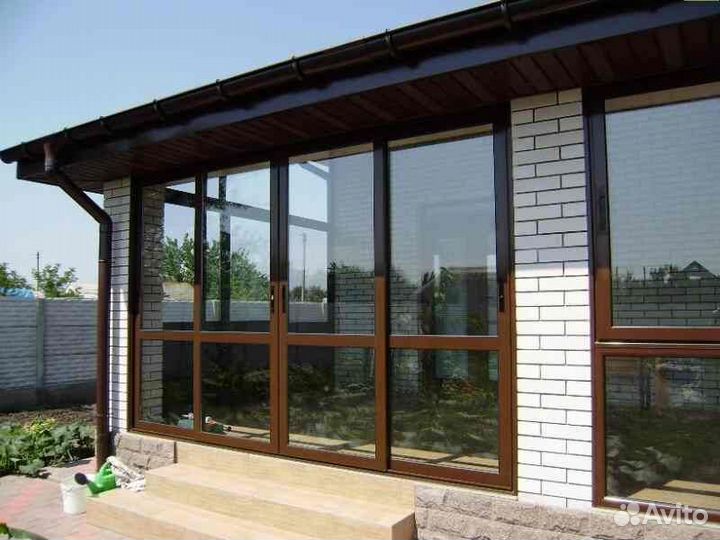 Холодное алюминиевое остекление веранд