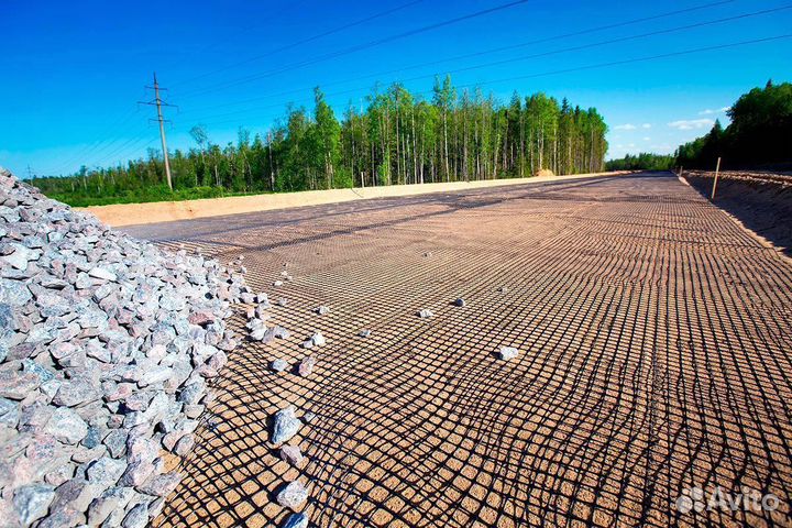 Геосетка плоская (от 1000 м2)