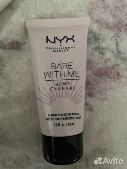 Крем под глаза clarins и база под макияж nyx