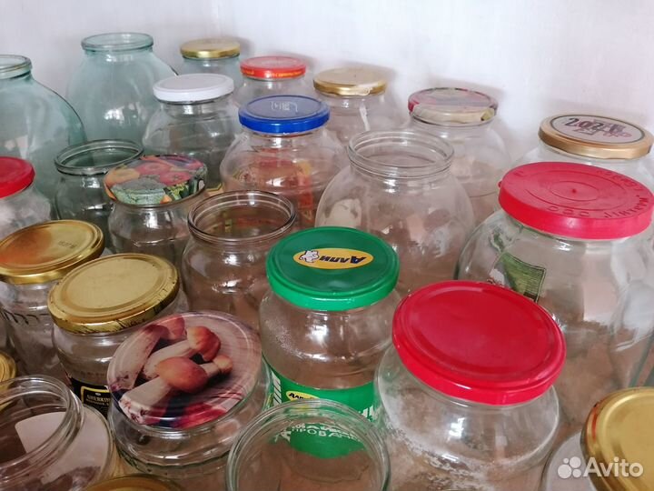 Стеклянные банки 0,7 л,1 л, 2 л., 3 л