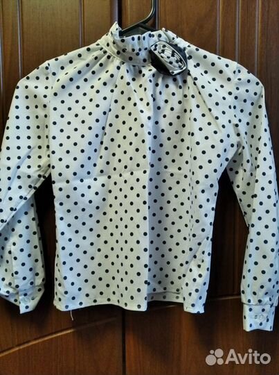 Блузка для девочки школьная