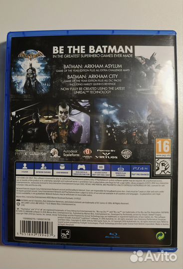 Batman: Return to Arkham для PS4