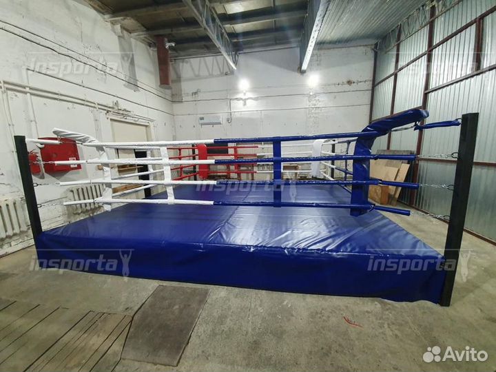 Ринг боксерский тренировочный 4*4 м помост 50 см