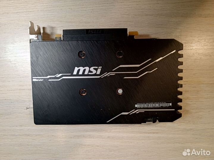 Видеокарта MSI GTX 1660 Super