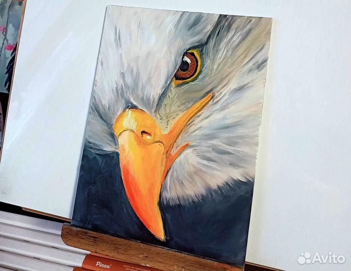 Картина маслом Орел 18*24