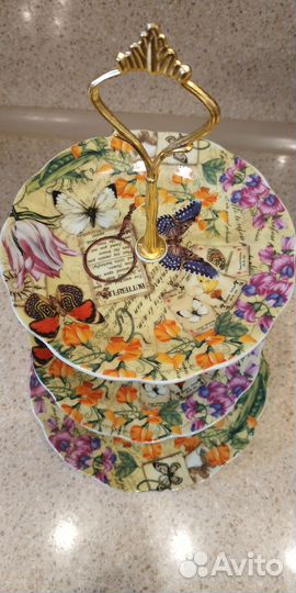 Ваза для фруктов (фруктовница 3 яруса)