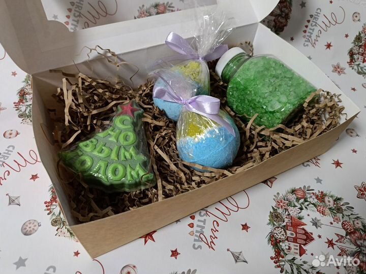 Новогодний набор для ванн